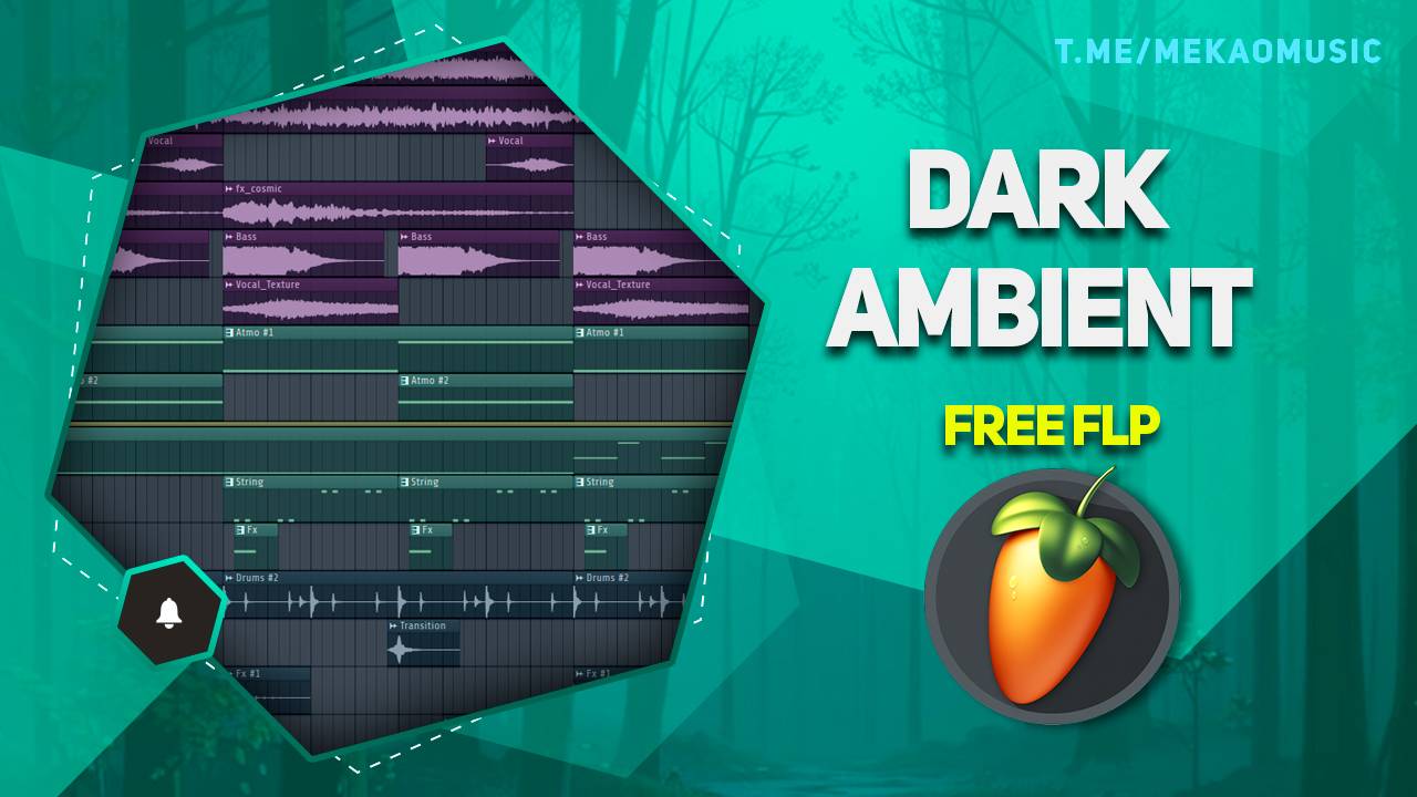 Трек в стиле Dark Ambient in FL Studio (+Free FLP/Бесплатный ФЛП)