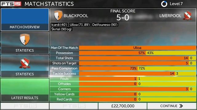 First Touch Soccer 2015 (FTS 15) - Android Gameplay #36