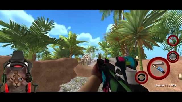 DINOSAUR HUNTER BLOOD ISLAND - ANDROID GAMES