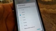 How to set screen timeout for LG G7 Android Phone