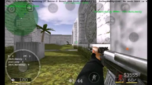 Jogando Um Pouco CS Portable Android!!