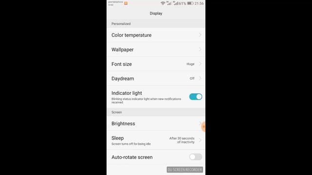 How to change font size in HUAWEI Smart Phone | G-Paly Mini |Any Android |