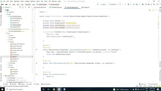 Build a online Quiz app (part-1) with android studio free source code | MakeEasy