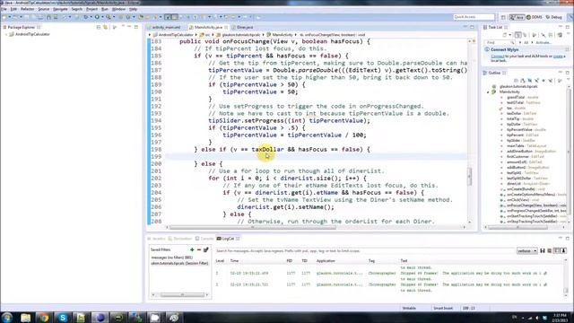 Android Tip Calculator Tutorial, Chapter 3: Java - Part 22