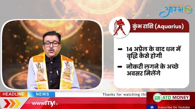 कुम्भ राशि अप्रैल 2024 राशिफल | Aquarius April Horoscope | By Astro M.S Panday Ji