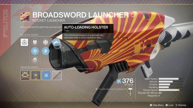 Broadsword Launcher - New Monarchy Rocket Launcher Review!