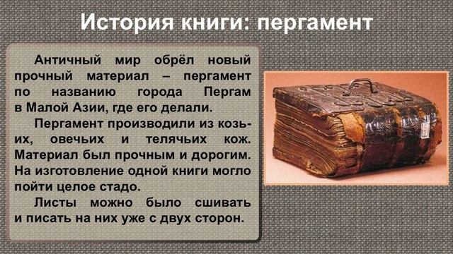 "История создания книги" (библиотечный урок)