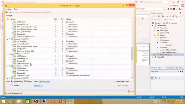 Multi Device Development by using Visual Studio #2