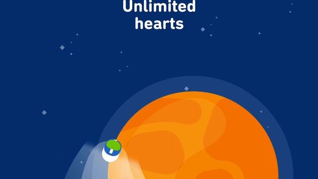 Duolingo Plus - In-App Ad - Duo in Space