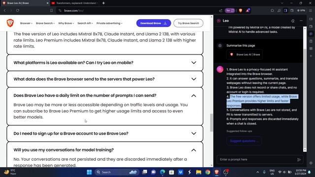 Mixtral + Brave Browser: Finally a PRIVATE AI Copilot!