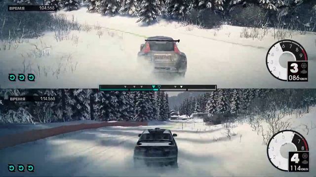 Dirt 3 (Разделёный экран)