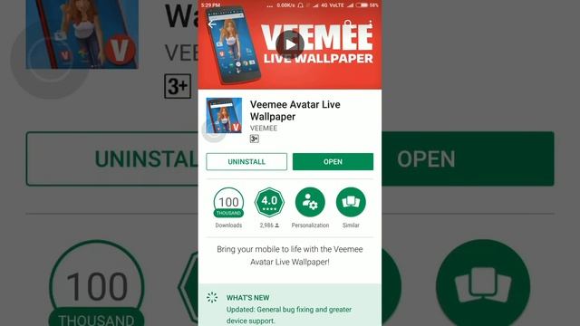 How to set funny live wallpaper