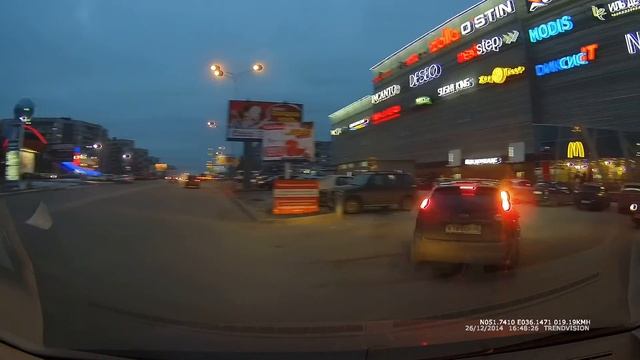 Видеорегистратор TrendVision MR-710GP запись в HDR 1920x1080p 30к/с ВЕЧЕР