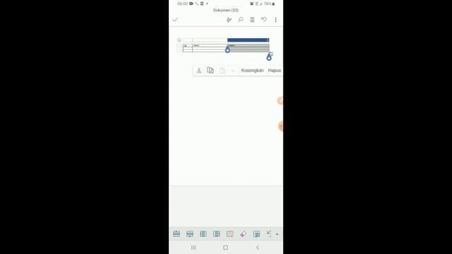 Cara Membuat Tabel di Word Hp Android | Trik Melebarkan dan Mengecilkan Kolom