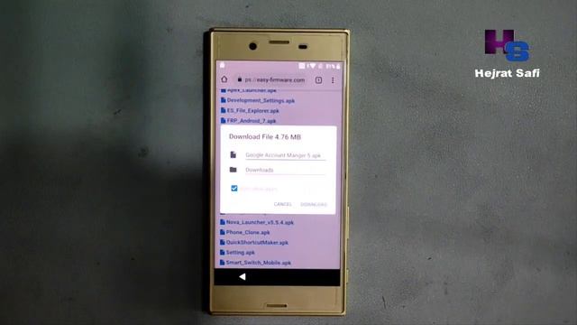 Sony Xperia XZs SO-03J FRP Bypass Without PC Unlock