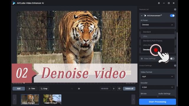 Upscale, Denoise, and Colorize your Videos in 1 Click | AVCLabs Video Enhancer AI 2023
