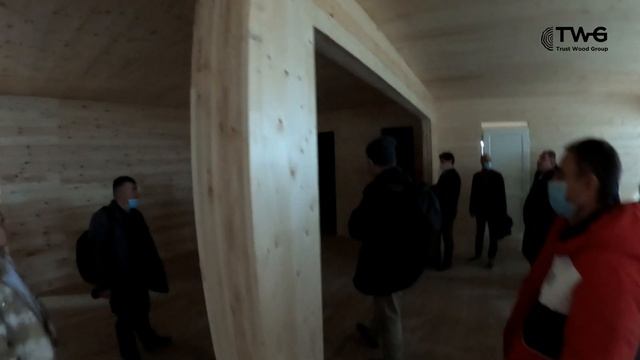 Посещение завода по производству CLT панелей в Санкт-Петербурге (часть 2)