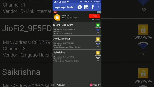 How To Hack WiFi Password In Your Android device 2017