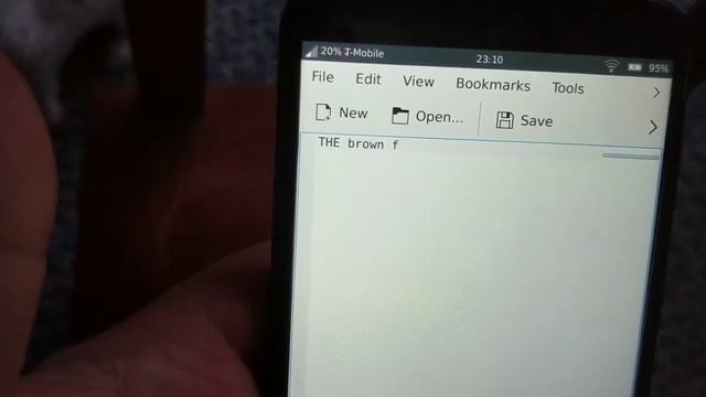 Plasma Mobile Neon Kwrite test