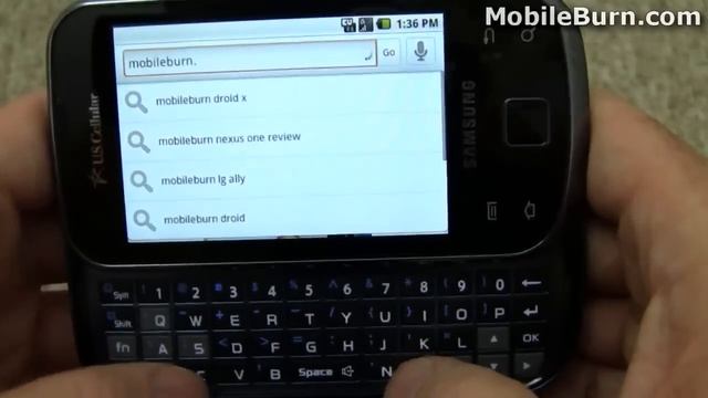 Samsung Acclaim for U.S. Cellular - video tour