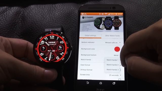 Dynamic Interactive Watch Face