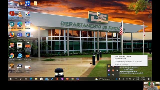 Como desactivar Forti Client
