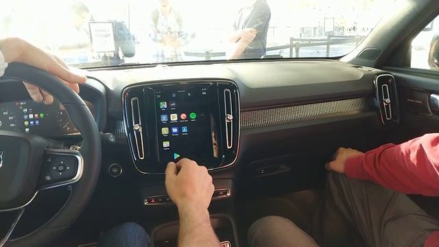 Android Automotive in a Volvo XC40 - Google I/O 2018