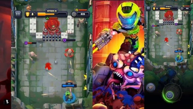 JOGO GRÁTIS para ANDROID e IOS, Muito DIVERTIDO esse Mighty DOOM !!