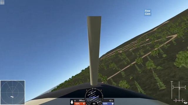 [Simpleplanes] Exploring the new Normandy map with a Do-28D