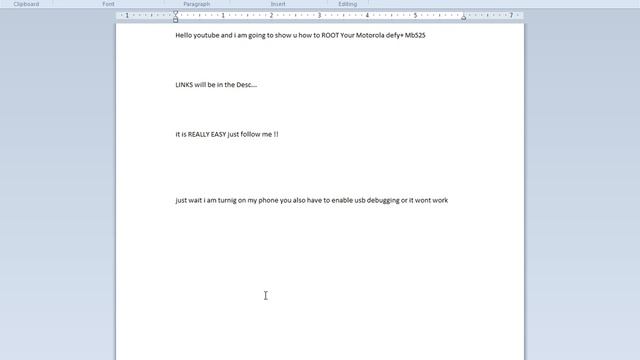 How to ROOT your motorola defy+ Mb525