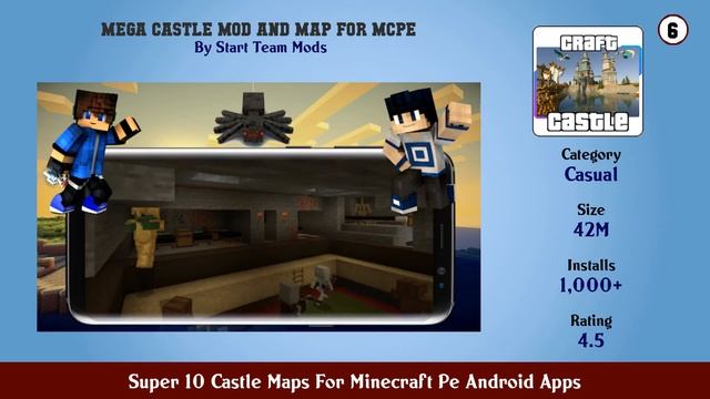 Super 10 Castle Maps For Minecraft Pe Android Apps