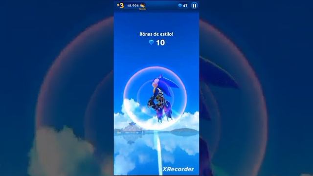 jogando sonic prime dash android