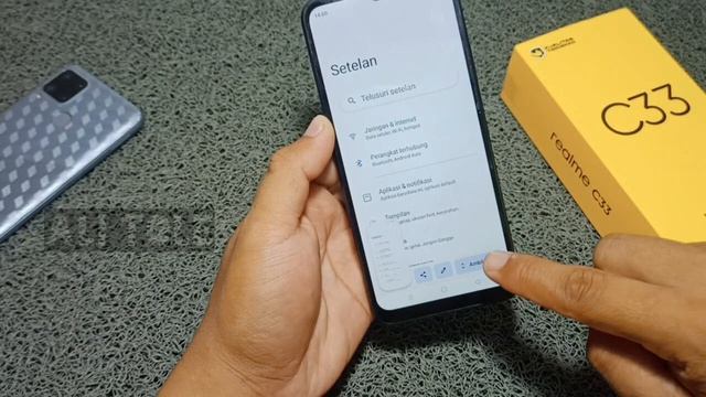 Cara screenshot panjang hp realme c33