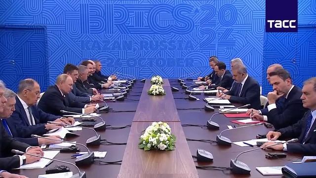 Встреча президента России Владимира Путина с президентом Турции Рэджепом Тайипом Эрдоганом на полях