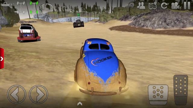 Fabulous Hudson Hornet Dirt Cars driving 3d part 1 - Offroad Outlaws Android Gameplay