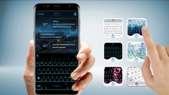 Popular Skin Themes of TouchPal Keyboard