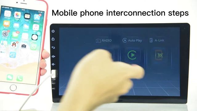 Q3570 Android auto, carplay and mobile phone interconnection steps video