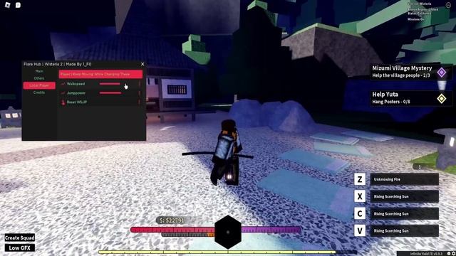 [ROBLOX] [ALPHA] Wisteria 2 Script OP INFINITE SPIN & INF MONEY & INF LVL 🔥(Pastebin)