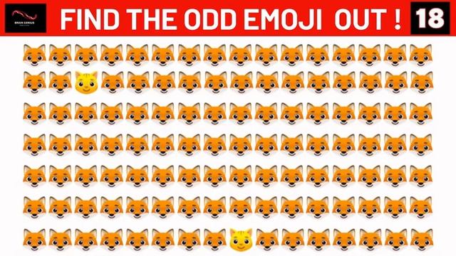 Find The Different ANIMALS EMOJI One Out |🔎Spot The Difference 🔎|Find The Odd ANIMALS EMOJI Out Gam