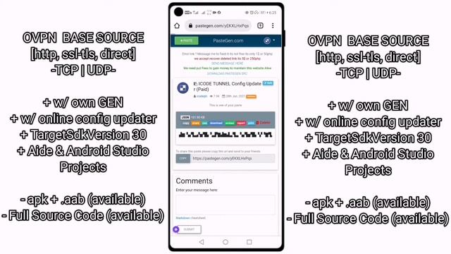 OVPN BASE PAID SOURCE - Aide & Android Studio Projects