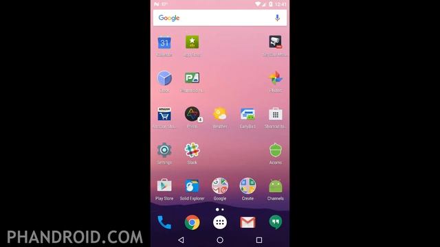 This is 3D Touch in Android N