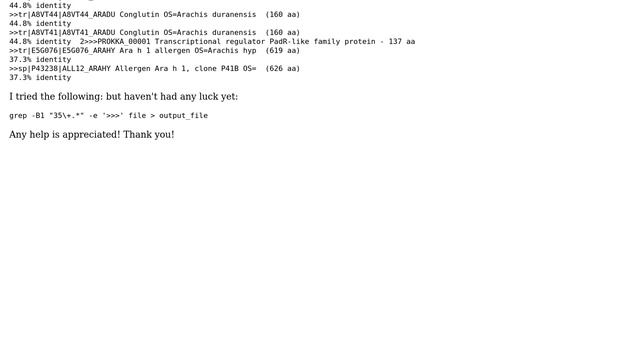 Unix & Linux: Grep different kinds of patterns