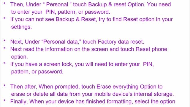 Sharp Aquos Pad SH 05G Hard reset, Factory Reset & Password Recovery