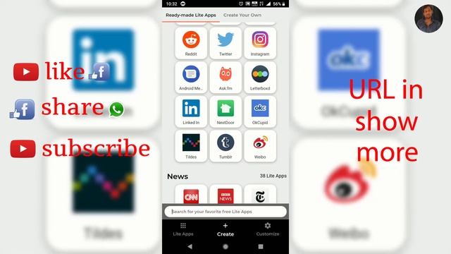 How to use the Lite Apps Browser on your Android mobile in telugu by ganeshtechintelugu