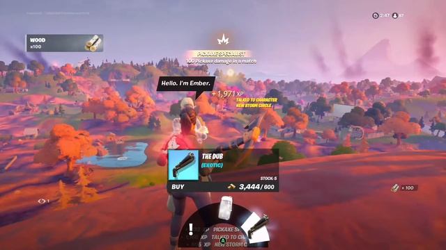 FORTNITE Ember Quest Stage 1 - Destroy a fireplace at Lazy Lake, CC, HH, or PP | Walkthrough