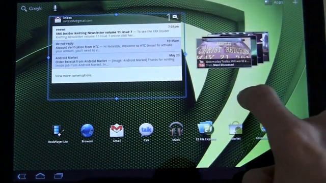 Android 3.1 Honeycomb OS features tour - Multitasking, widgets, Flash, better graphics