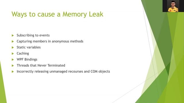 Memory Profiling and Memory Leaks by Andriy Shvay