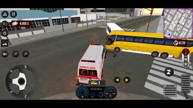 TR Ambulans Simülasyon #46 Oyunu - Ambulance Simulator - Ambulans Siren- Android Gameplay..