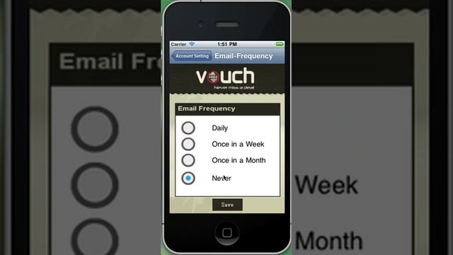 Vouch Api for Iphone