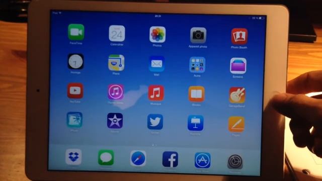iOS 7.1 on iPad Air
